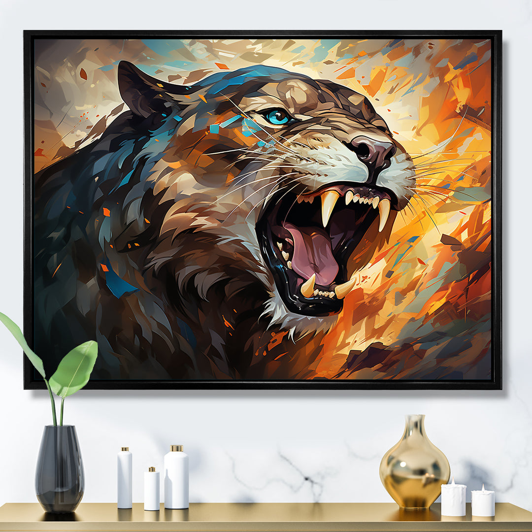 Majestic Panther Roar - Panther Wall Decor