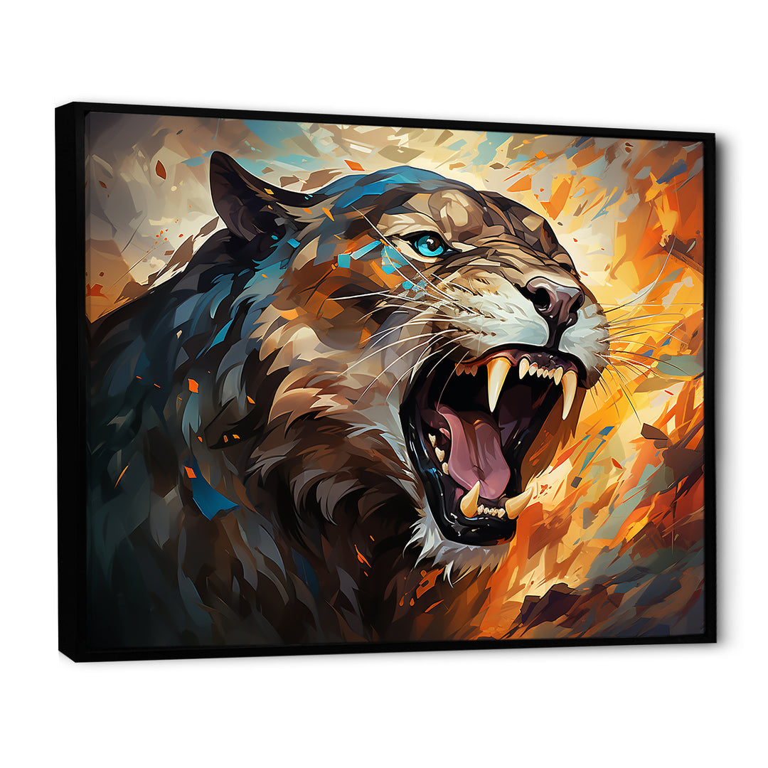 Majestic Panther Roar - Panther Wall Decor
