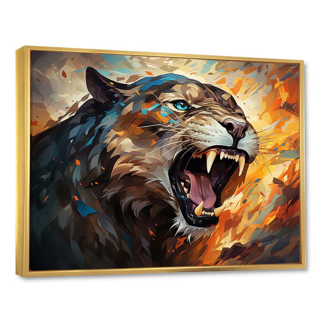 Majestic Panther Roar - Panther Wall Decor