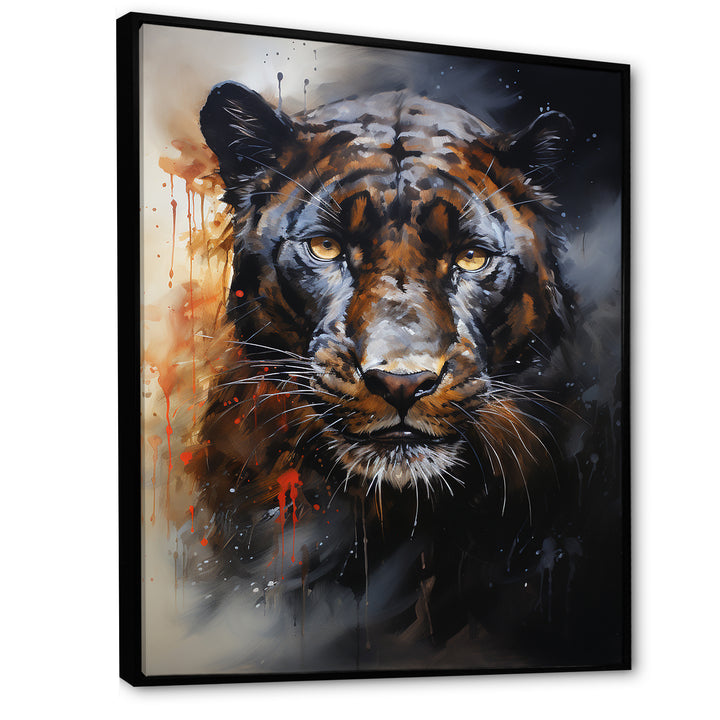 Dynamic Black Panther Spirit - Panther Home Decor Art