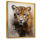 Classic Jaguar Majesty Portrait - Leopard Bedroom Wall Art