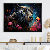 Dreamy Panther Nocturne - Panther Wall Decor