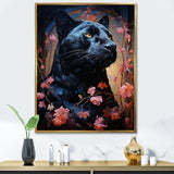 Noir Panther Hunt Tranquility - Panther Wall Decor