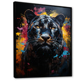 Pop Art Portrait Of A Panther - Panther Wall Art Prints
