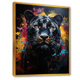 Pop Art Portrait Of A Panther - Panther Wall Art Prints