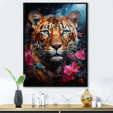 Pop Art Portrait Of A Jaguar - Leopard Wall Art Prints
