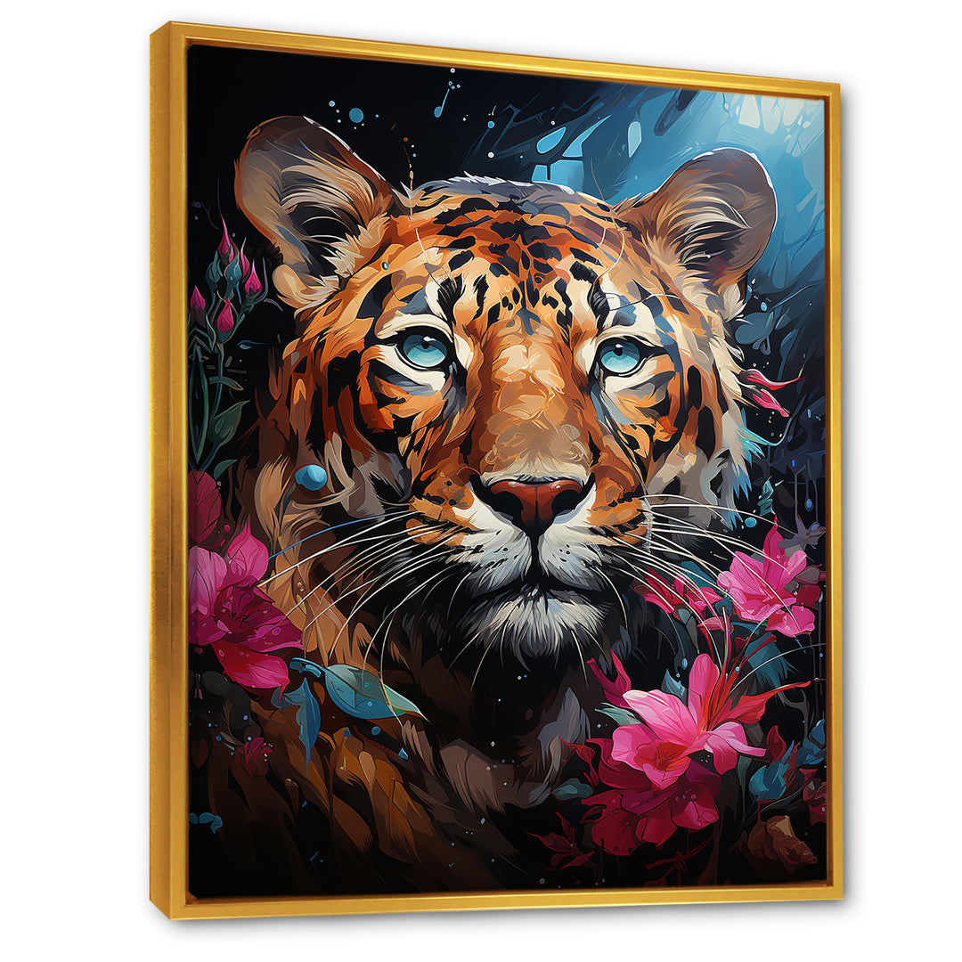 Pop Art Portrait Of A Jaguar - Leopard Wall Art Prints
