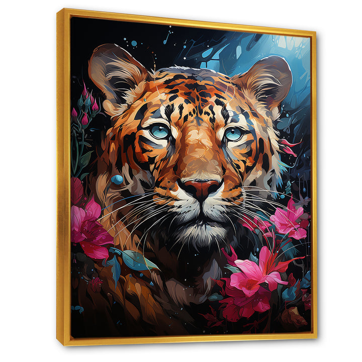 Pop Art Portrait Of A Jaguar - Leopard Wall Art Prints