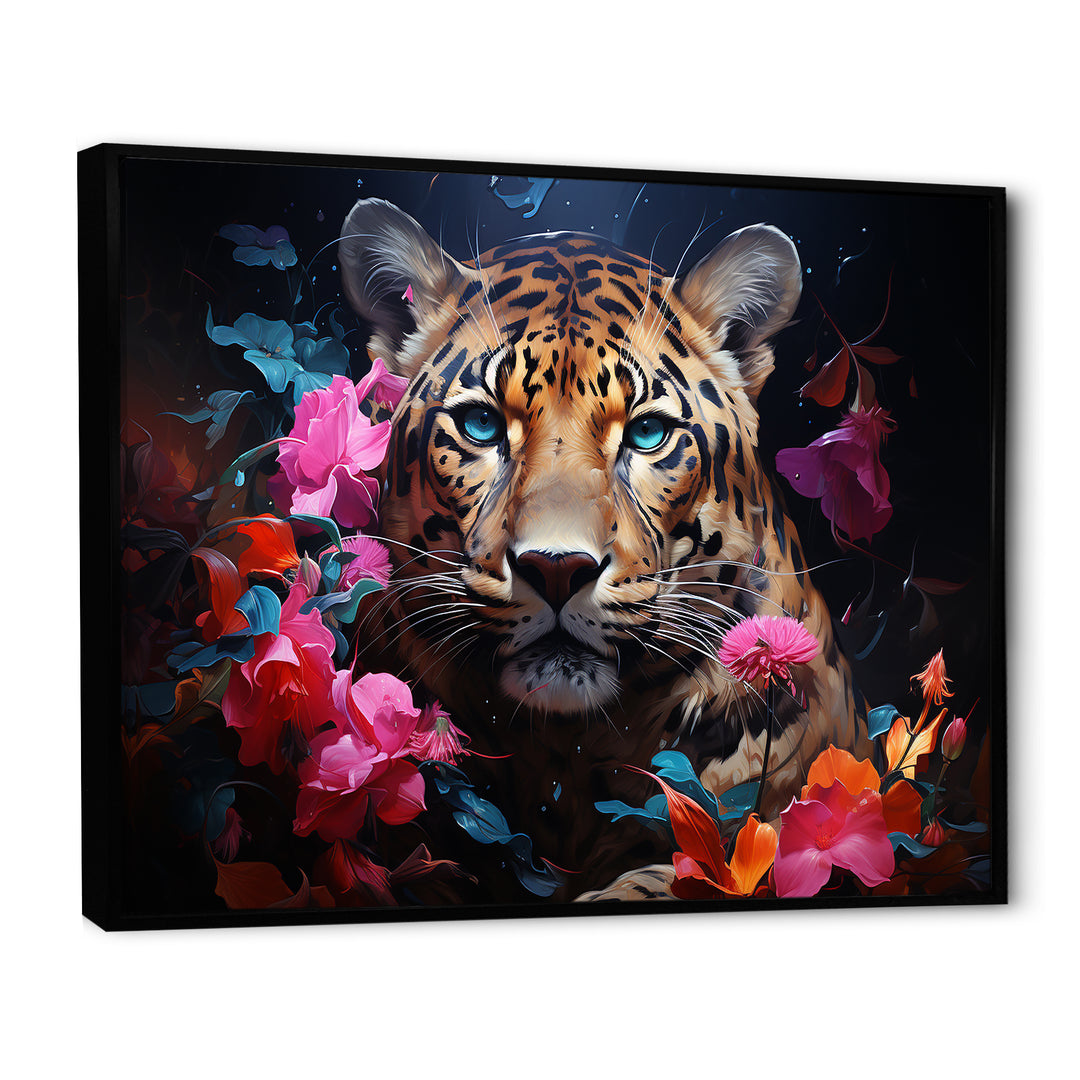 Romantic Jaguar Enigma - Beige Leopard Wall Art