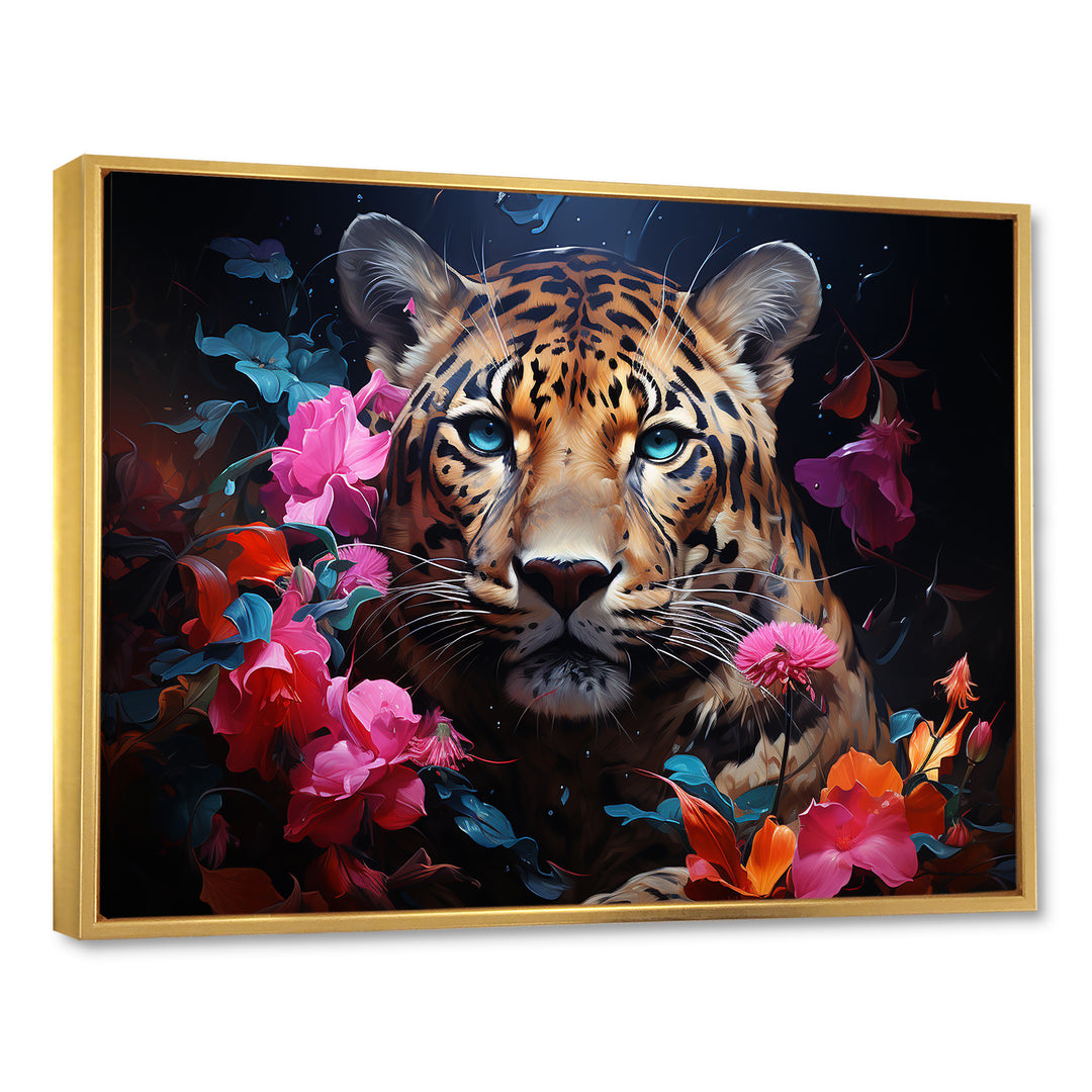 Romantic Jaguar Enigma - Beige Leopard Wall Art