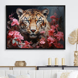 Romantic Tiger Enigma - Beige Tiger Wall Art
