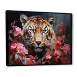 Romantic Tiger Enigma - Beige Tiger Wall Art