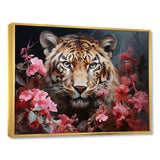 Romantic Tiger Enigma - Beige Tiger Wall Art