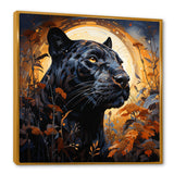 Moonlight Majestic Black Panther - Panther Bedroom Wall Art