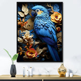 Blue Parrot Paradise - Blue Parrot Wall Art