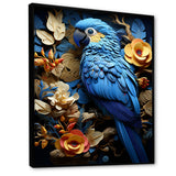 Blue Parrot Paradise - Blue Parrot Wall Art
