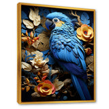Blue Parrot Paradise - Blue Parrot Wall Art