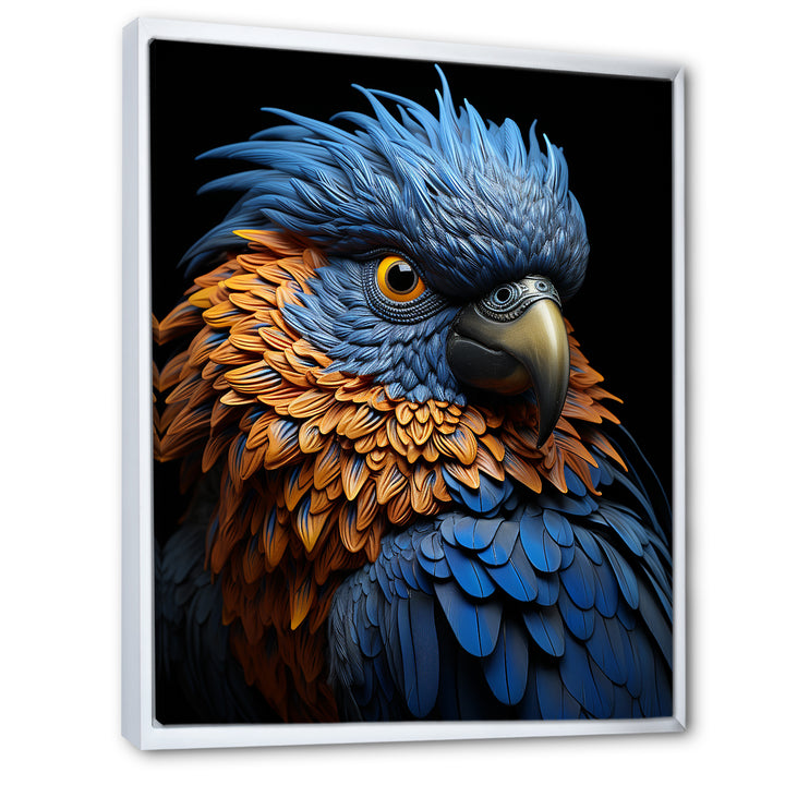 Blue And Yellow Mystical Plumage Tropical Rhapsody - Parrot Home Decor Art