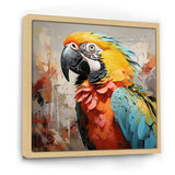 Yellow Parrot Tropical Tempest - Parrot Canvas Wall Art