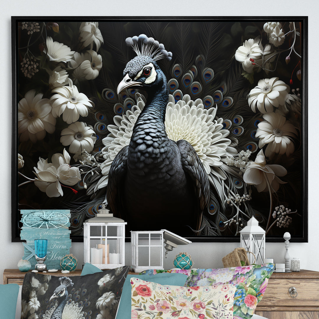 Mystical Peacock Gaze - Peacock Wall Art Prints