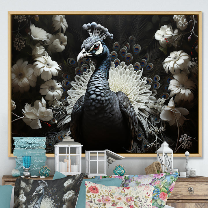 Mystical Peacock Gaze - Peacock Wall Art Prints