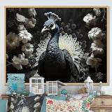 Mystical Peacock Gaze - Peacock Wall Art Prints