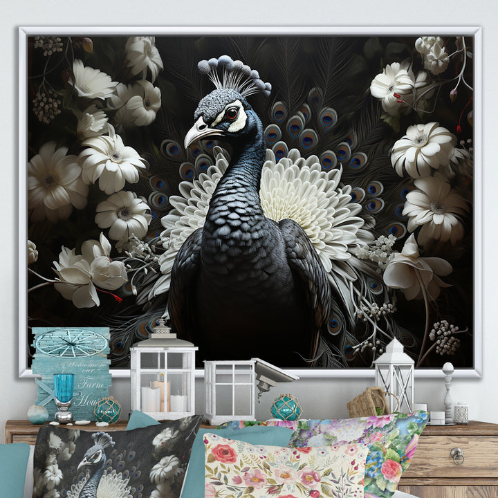 Mystical Peacock Gaze - Peacock Wall Art Prints