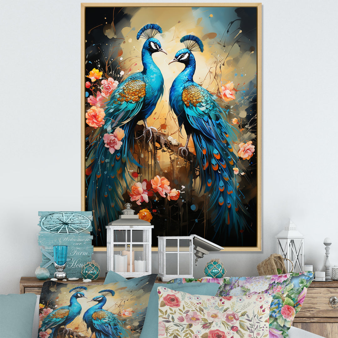 Peacock S Graceful Elegance - Peacock Home Decor Art