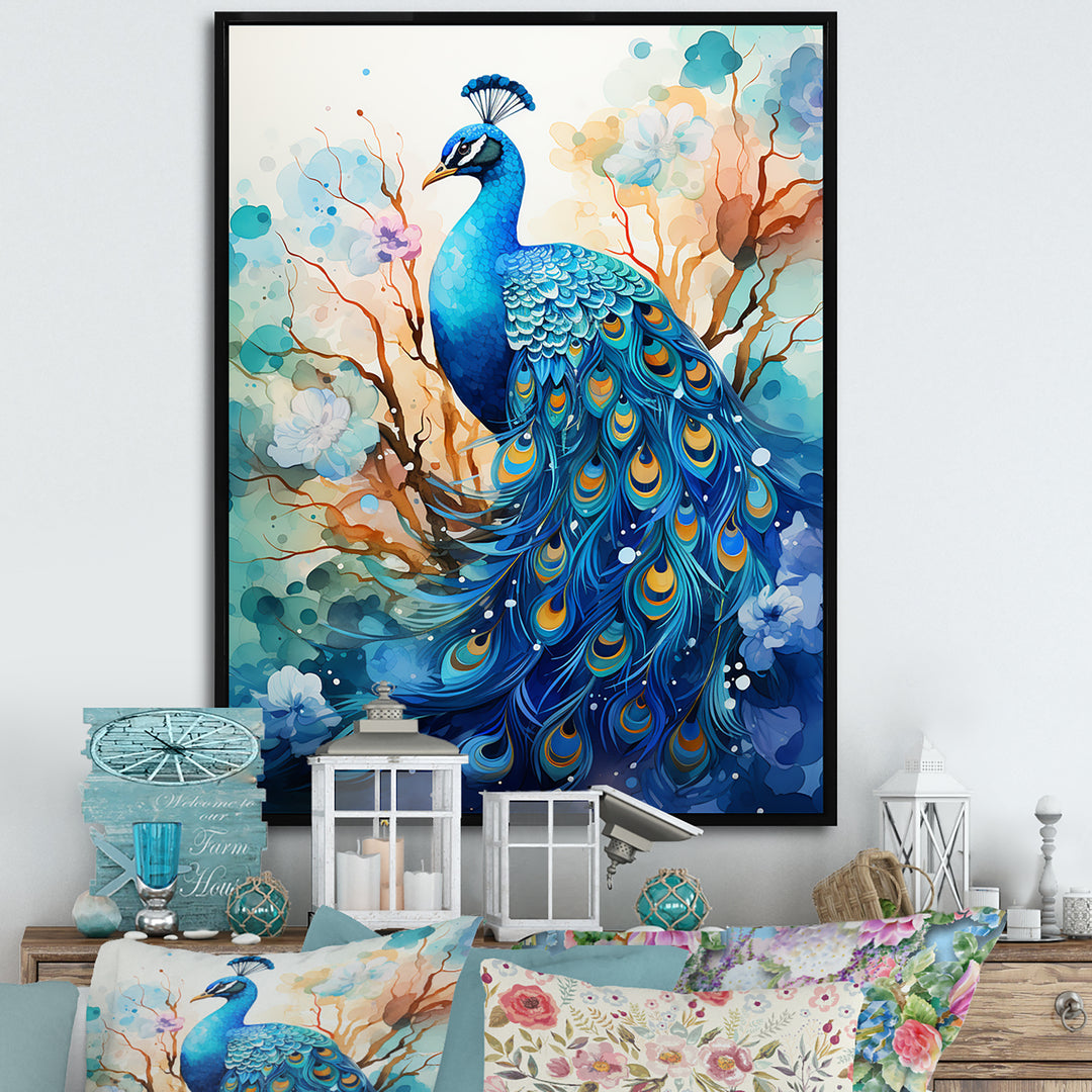 Peacocks Beauty In Every Feather - Peacock Bedroom Wall Art