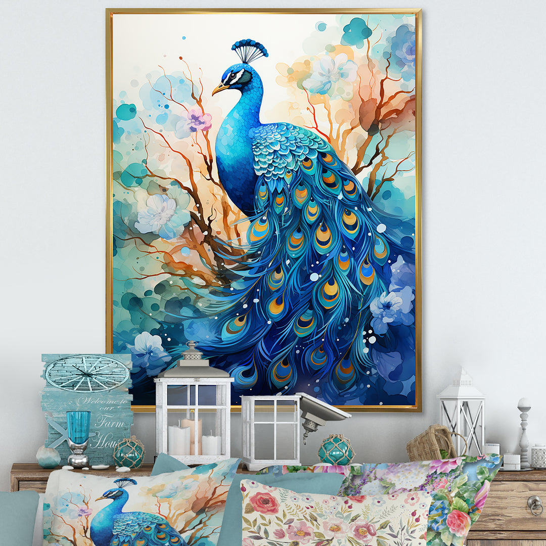 Peacocks Beauty In Every Feather - Peacock Bedroom Wall Art