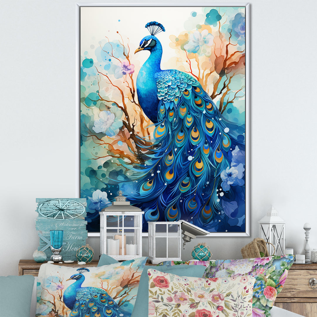 Peacocks Beauty In Every Feather - Peacock Bedroom Wall Art
