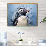 Minimalism Penguin Portrait - Penguin Wall Art Prints