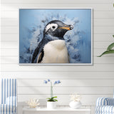 Minimalism Penguin Portrait - Penguin Wall Art Prints