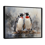 Penguin Dreamscape - Penguin Framed Canvas Art
