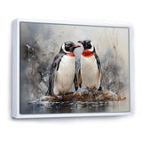 Penguin Dreamscape - Penguin Framed Canvas Art