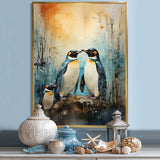 Snowy Penguin Family Wonders - Penguin Home Decor Art