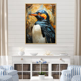 Curious Penguins Snowy Wonders - Penguin Living Room Wall Art