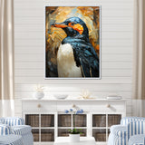 Curious Penguins Snowy Wonders - Penguin Living Room Wall Art