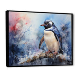 Snowy Penguin Wonders - Penguin Canvas Wall Art