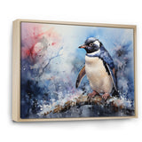 Snowy Penguin Wonders - Penguin Canvas Wall Art