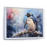 Snowy Penguin Wonders - Penguin Canvas Wall Art