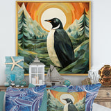 Penguin Forest At Sunset - Penguin Wall Decor