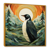 Penguin Forest At Sunset - Penguin Wall Decor
