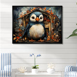 Playful Penguin Playhouse - Penguin Wall Art Prints
