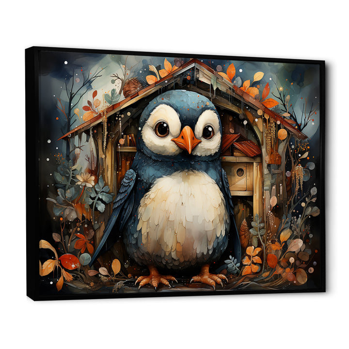 Playful Penguin Playhouse - Penguin Wall Art Prints