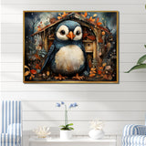 Playful Penguin Playhouse - Penguin Wall Art Prints
