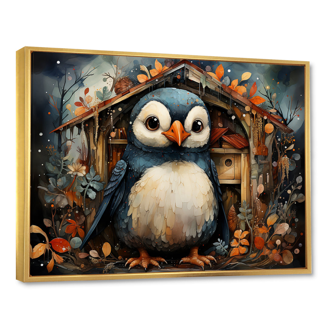 Playful Penguin Playhouse - Penguin Wall Art Prints