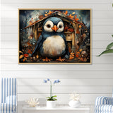 Playful Penguin Playhouse - Penguin Wall Art Prints