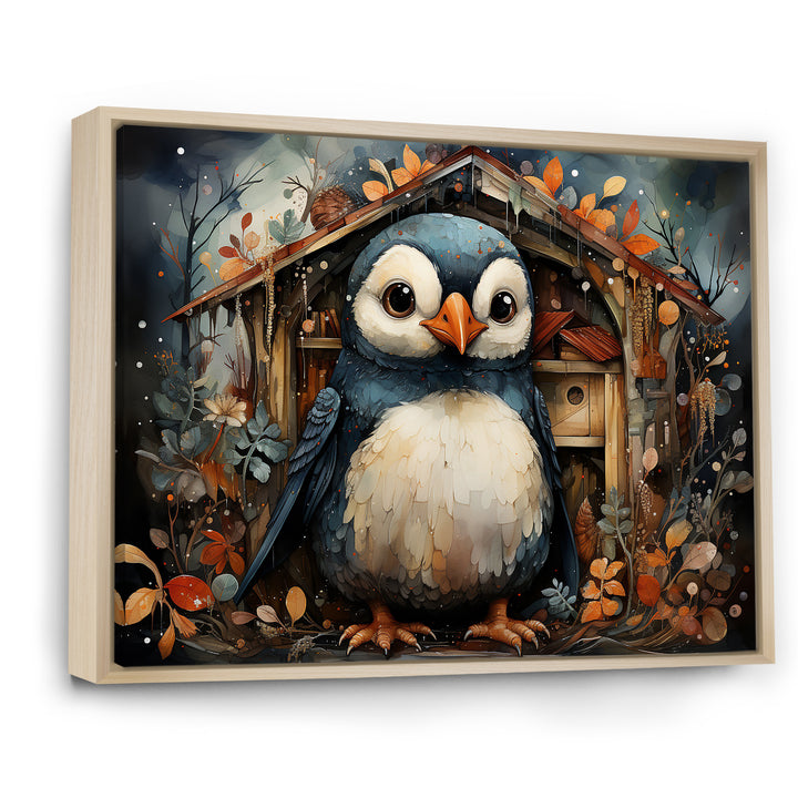 Playful Penguin Playhouse - Penguin Wall Art Prints