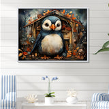 Playful Penguin Playhouse - Penguin Wall Art Prints